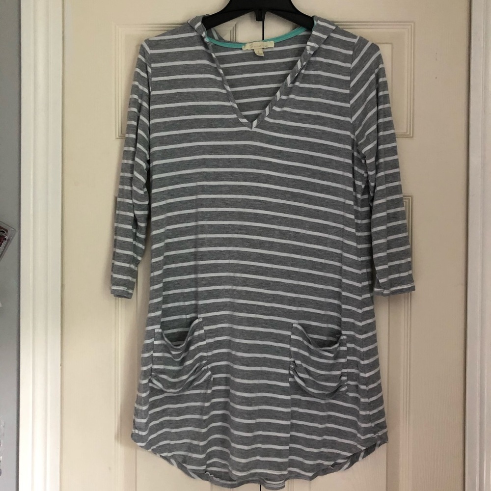swim cover up with hood
